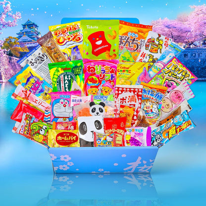 Assortiment de boîtes de bonbons japonaises et brochure anglaise 40 collations et bonbons Dagashi, gomme, bonbons gélifiés, ramune