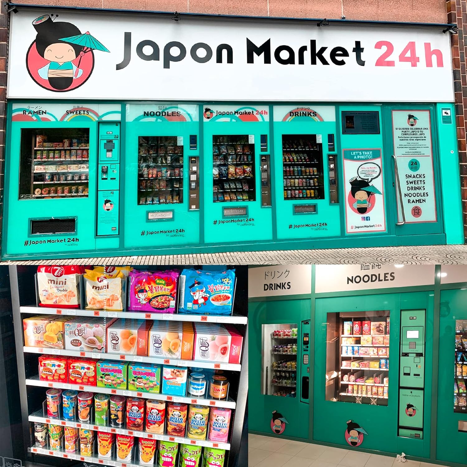 JAPON MARKET - JapanBox Premium: Dagashi - Box Bonbon Japonais - Coffret Japon Avec 20 U. Bonbon Japonais, Snack, Ramen, Chocolat, Biscuits ShinChan Et Boisson - Pack Idéal Cadeau Japonais Original
