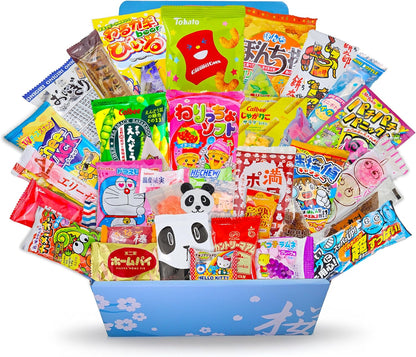 Assortiment de boîtes de bonbons japonaises et brochure anglaise 40 collations et bonbons Dagashi, gomme, bonbons gélifiés, ramune